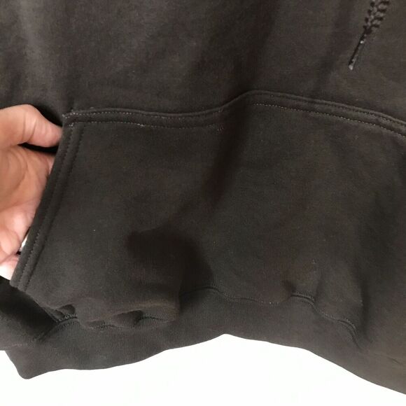 Gildan Heavy‎ Blend Unisex Hoodie Jacket Brown Size 2XL Graphic Breaking Away - Picture 9 of 12